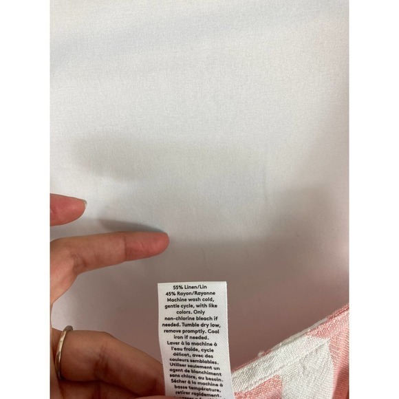 4/$25 NWT Abound Striped Linen Blend Crop Camisole - Picture 4 of 6